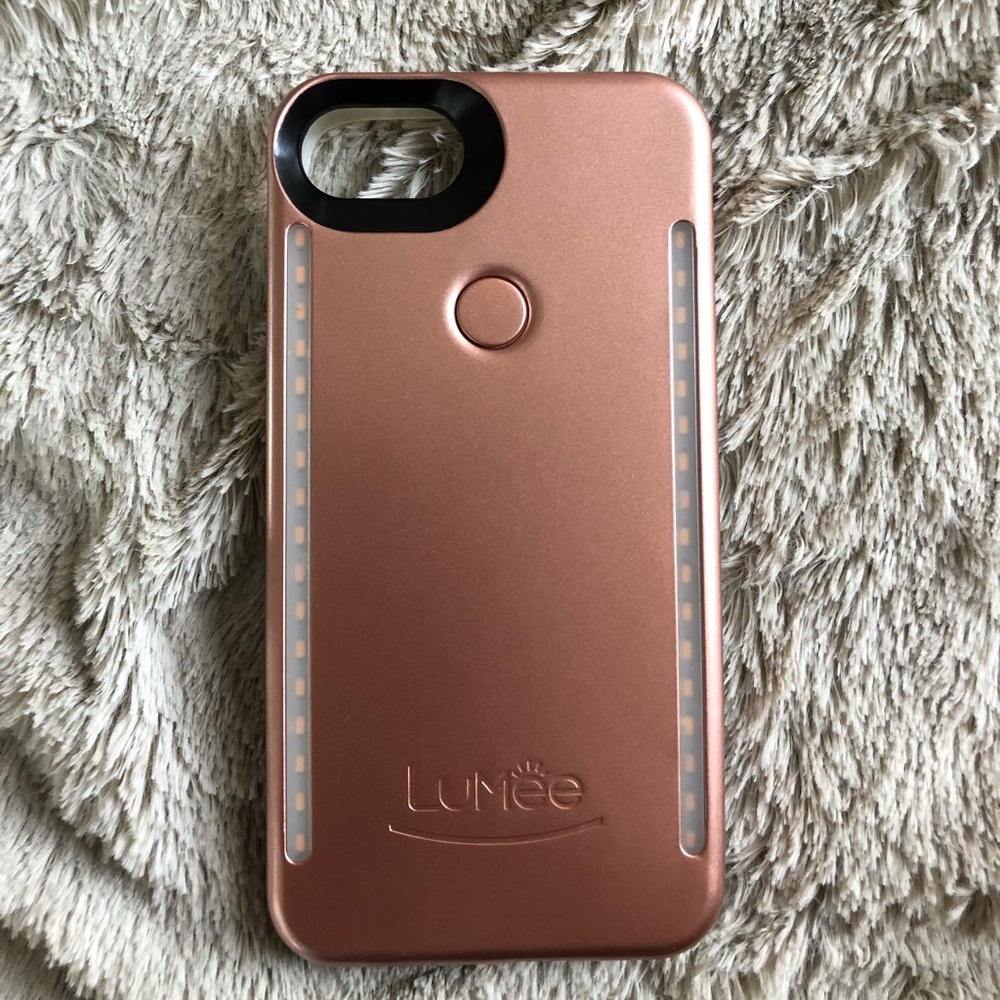 Rose gold Lumee iPhone 6 case